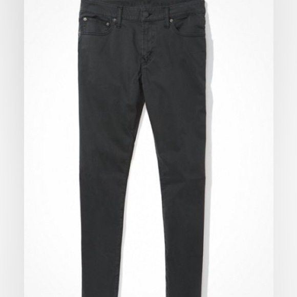 American Eagle Flex Soft Twill Skinny‎ Pant in Dark Grey size 28x32 - Picture 1 of 8